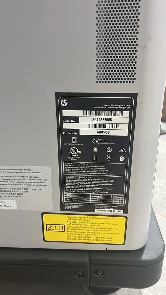 HP Jet Fusion 3D 4200 Komplettsystem – NEU & UNBENUTZT – Industrie 3D-Drucker