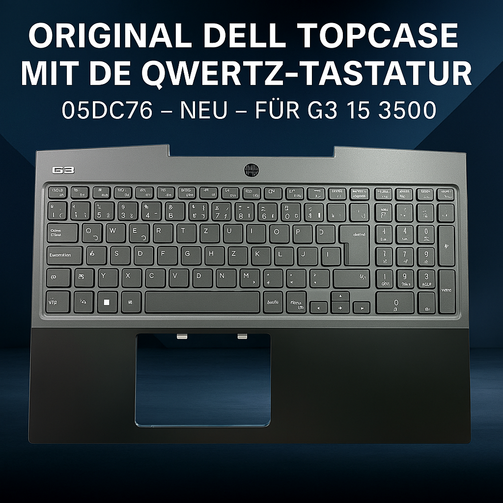Dell G3 3500 Topcase 05DC76 mit DE-Tastatur