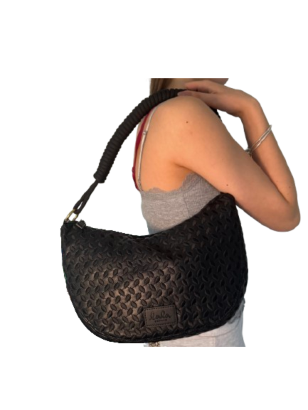 Lala Berlin Handbag Cora | PU Heritage Black | Neu, ungetragen