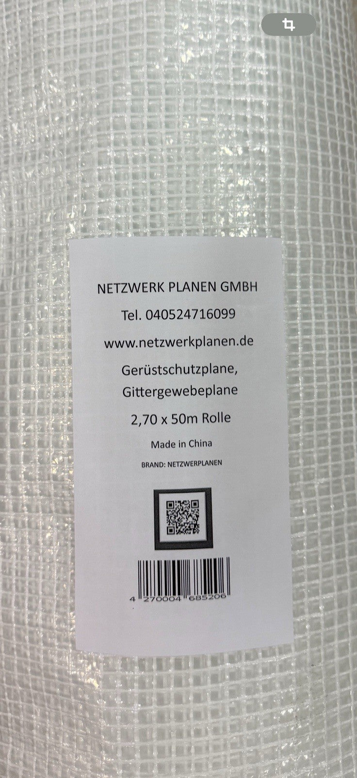 5x Gitterplane 3,20x20m Gerüstplane Bauplane Gewebeplane Abdeckplane – 399€