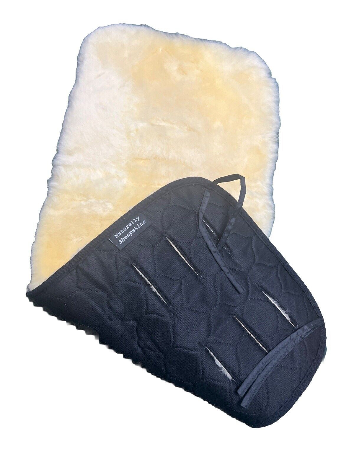 Kinderwagen Natürliches Lammfell Soft Liner, Lampskin Fleec  Komfutable Einlag